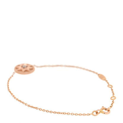 Christian Dior 18K Rose Gold Diamond Pink Opal Rose Des Vents Bracelet 2 of 5