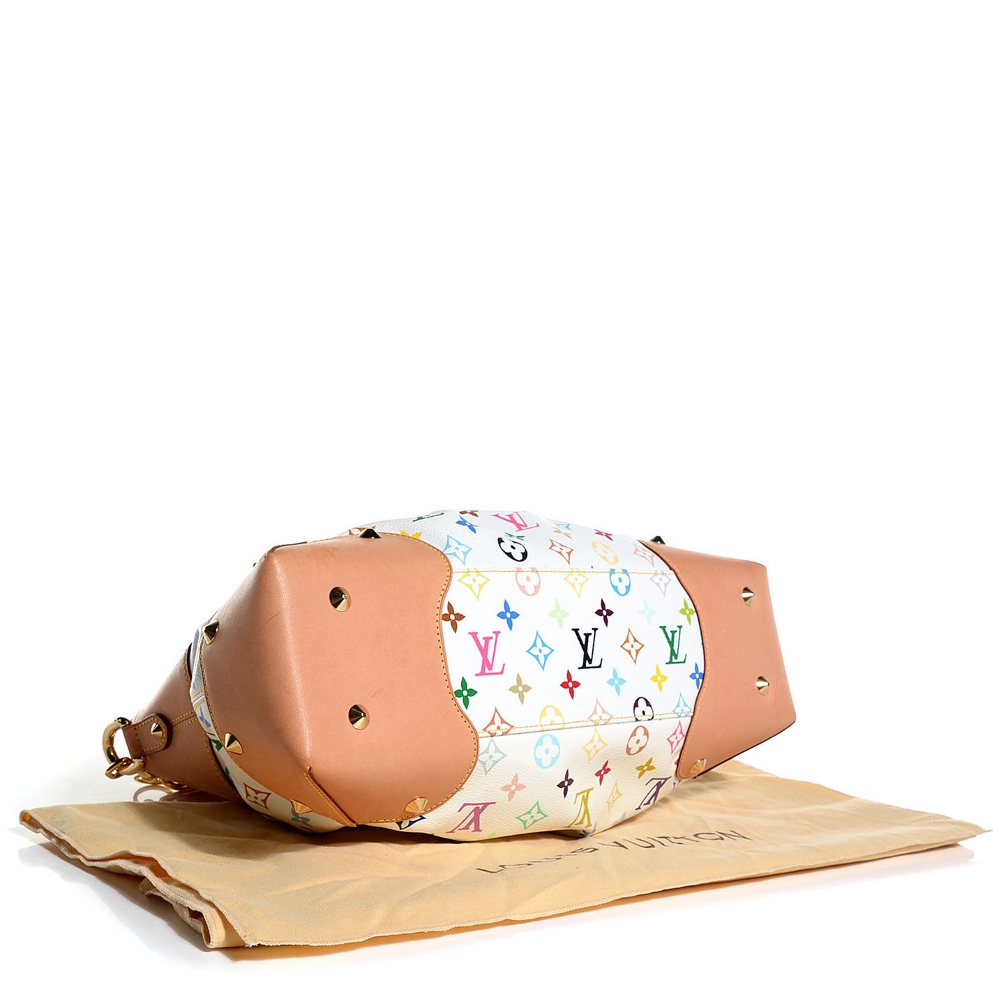 Monogram Multicolor Judy GM White