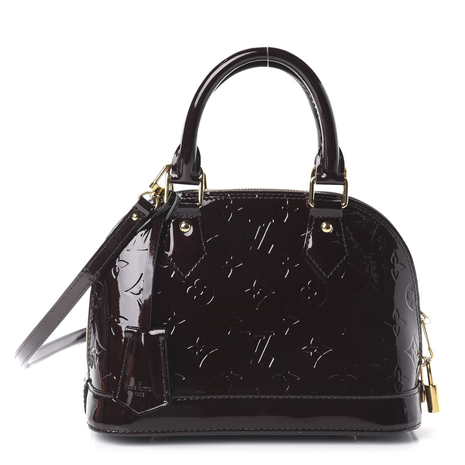 Louis Vuitton Vernis Alma BB Amarante 1 of 8