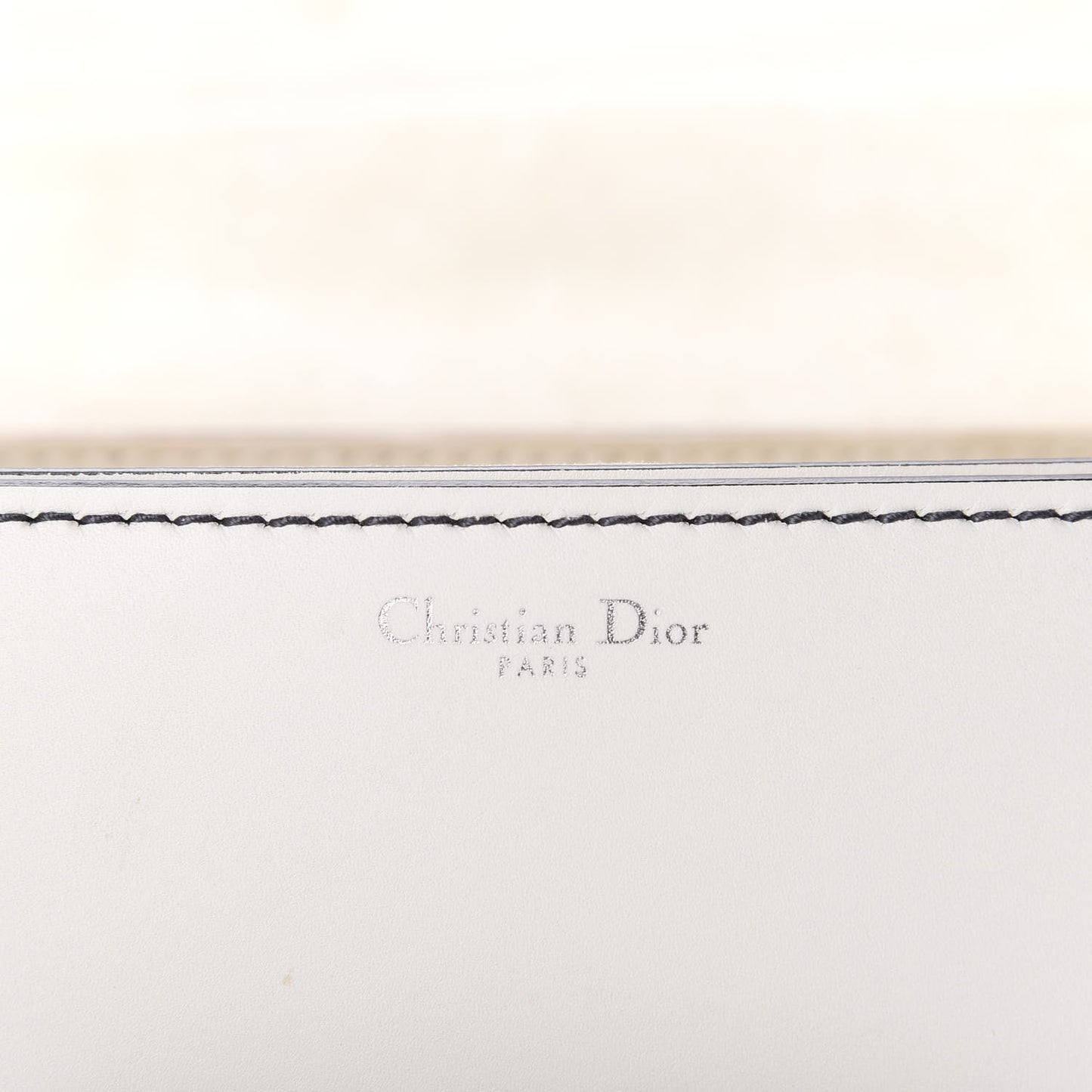 Smooth Calfskin Dio(r)evolution Flap Bag Off White