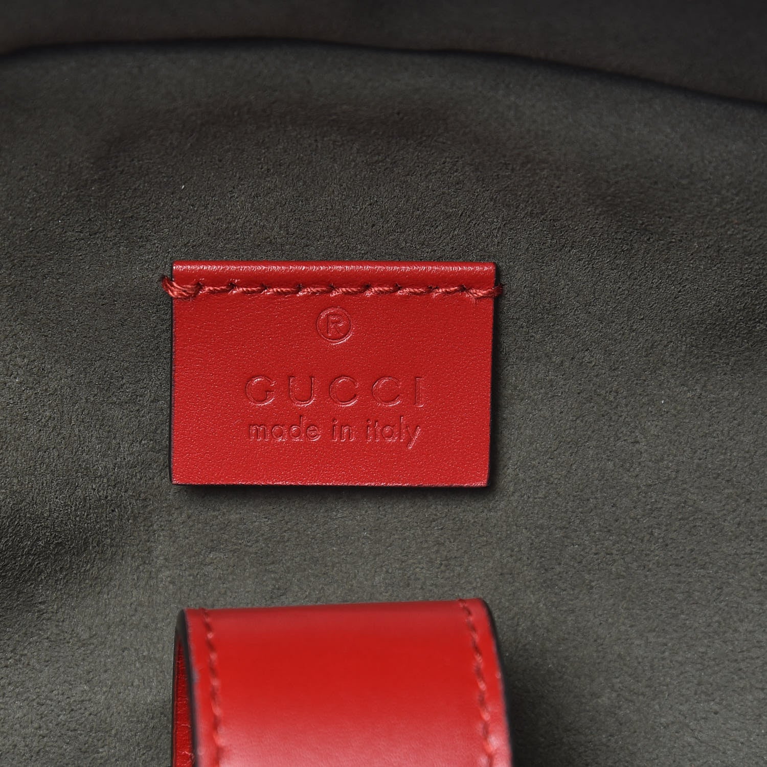 Gucci Guccissima Signature Day Backpack Hibiscus Red 6 of 9