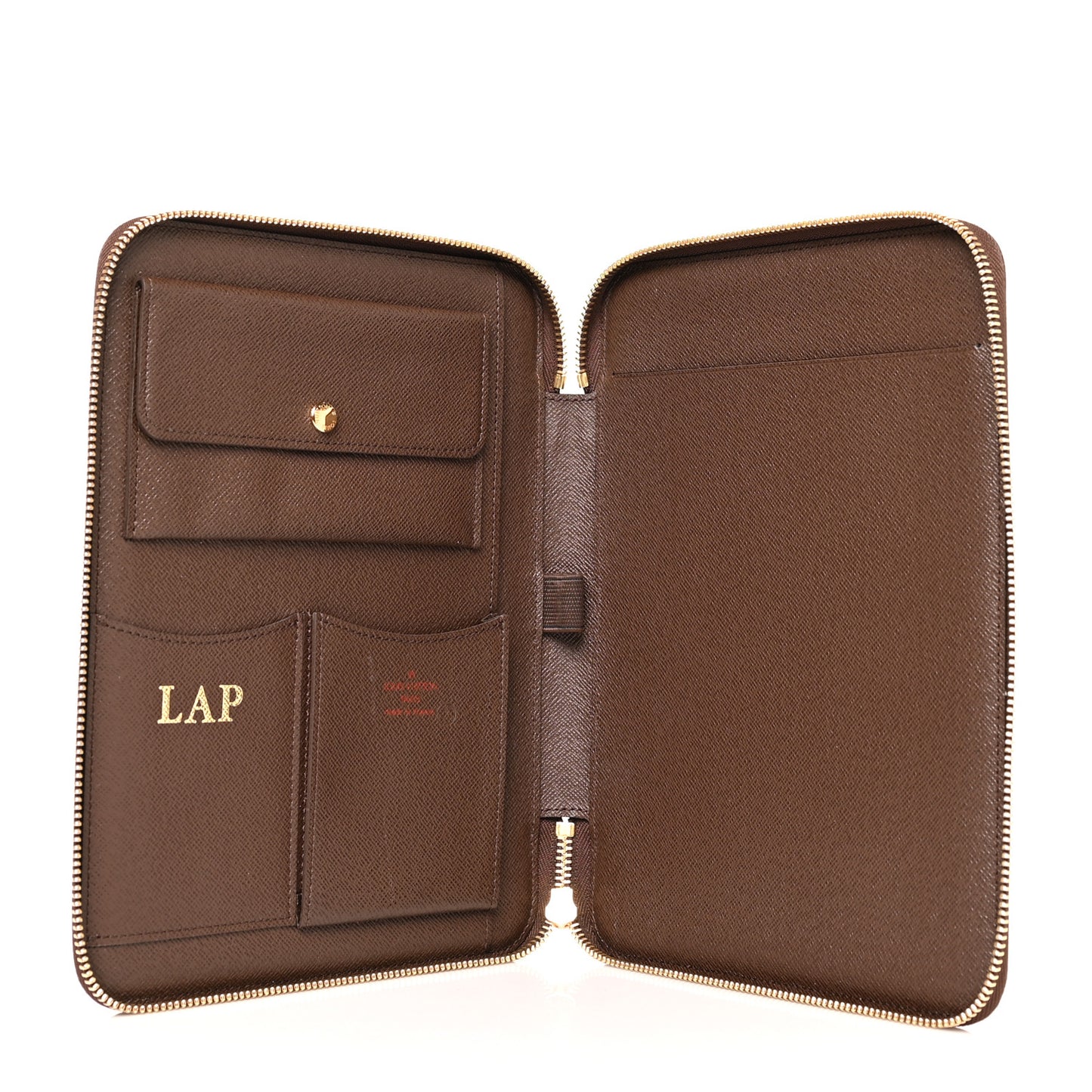 Damier Ebene Travel Agenda Organizer