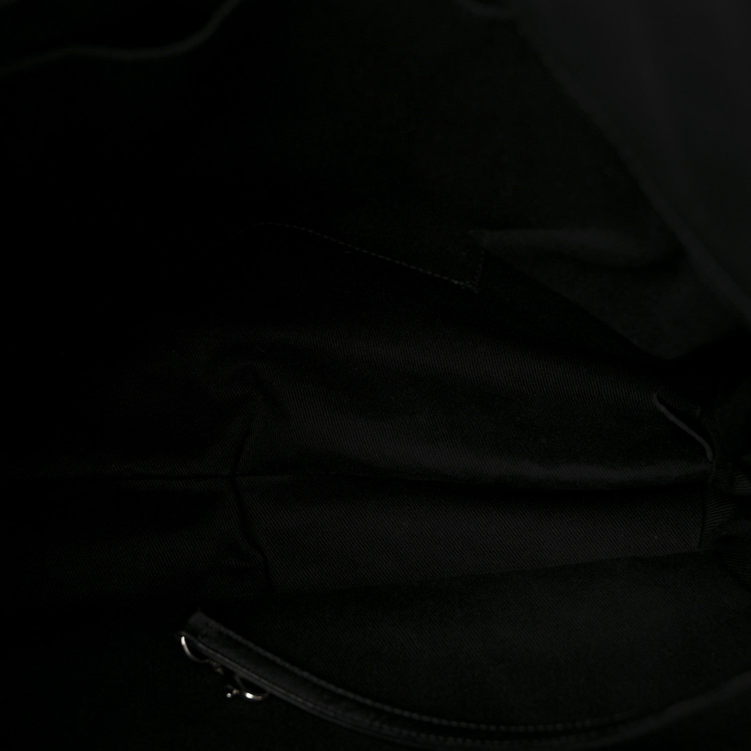 Chanel Calfskin Quilted In The Business North South Tote Black Black 5 of 9