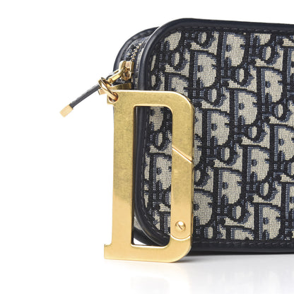 Christian Dior Oblique Diorquake Clutch Blue 20 of 20