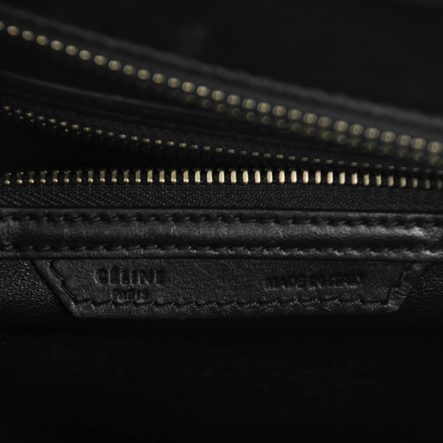 Celine Smooth Calfskin Mini Luggage Black 7 of 9