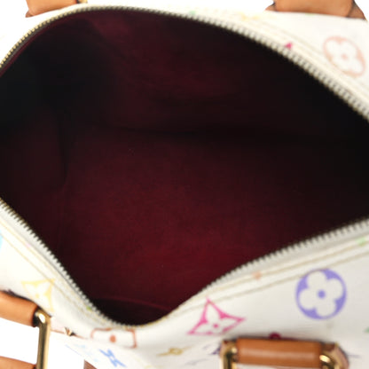 Louis Vuitton Monogram Multicolor Speedy 30 White 5 of 9