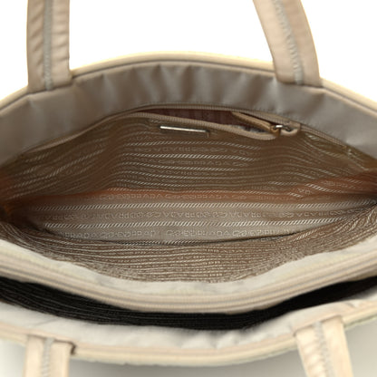 Prada Tessuto Nylon Tote Beige 9 of 16