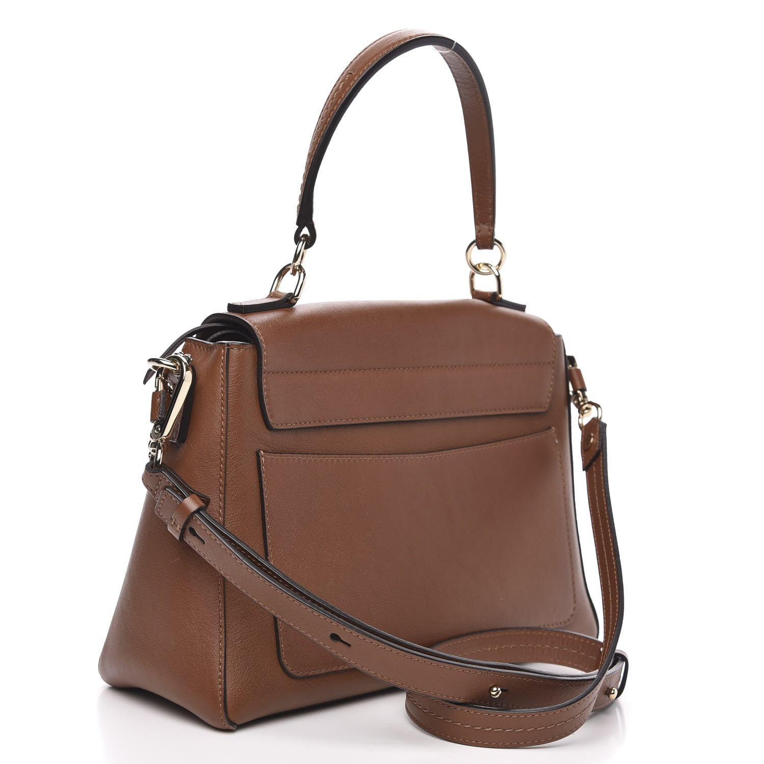 Chloe Calfskin Small Faye Day Shoulder Bag Tan 3 of 9