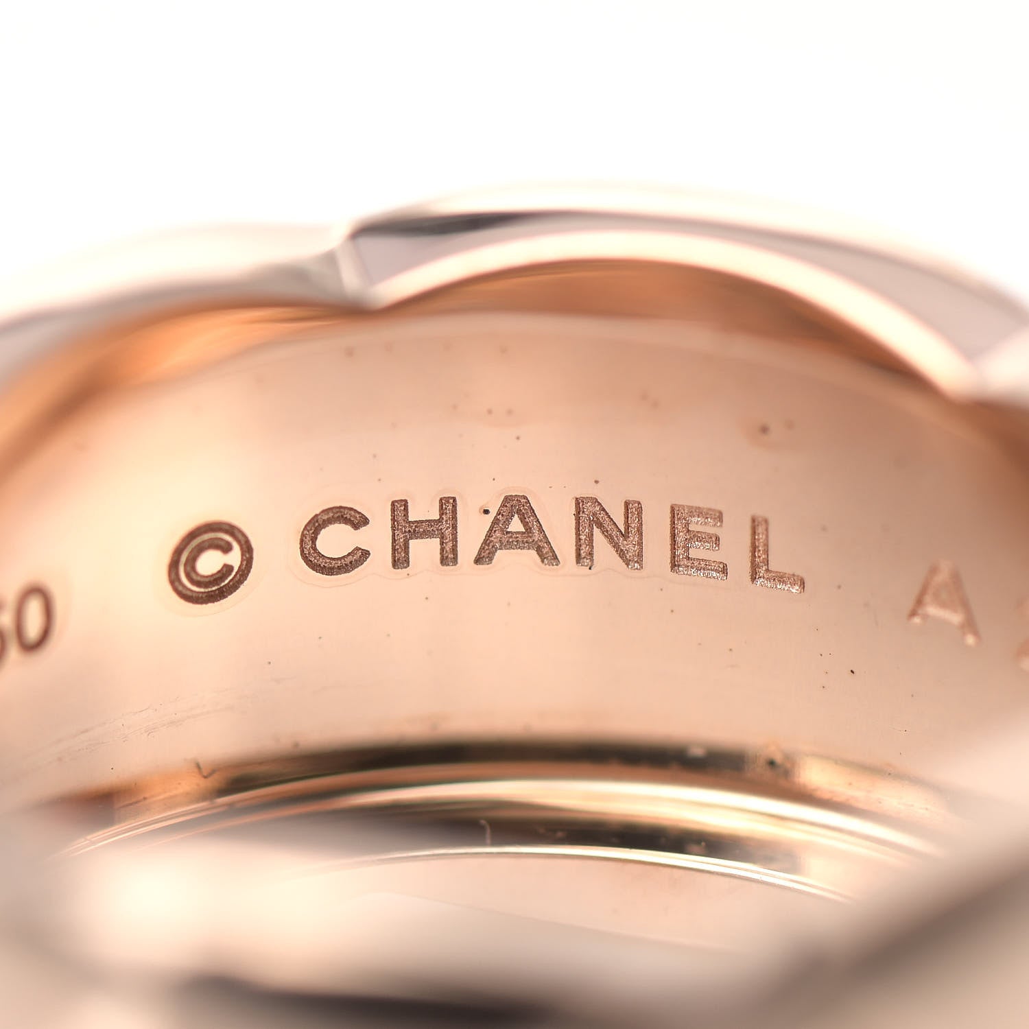 Chanel 18K Beige Gold Large Coco Crush Ring 50 5.25 4 of 8