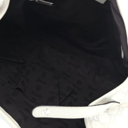 Gucci Guccissima Medium GG Twins Shoulder Bag Off White 5 of 10