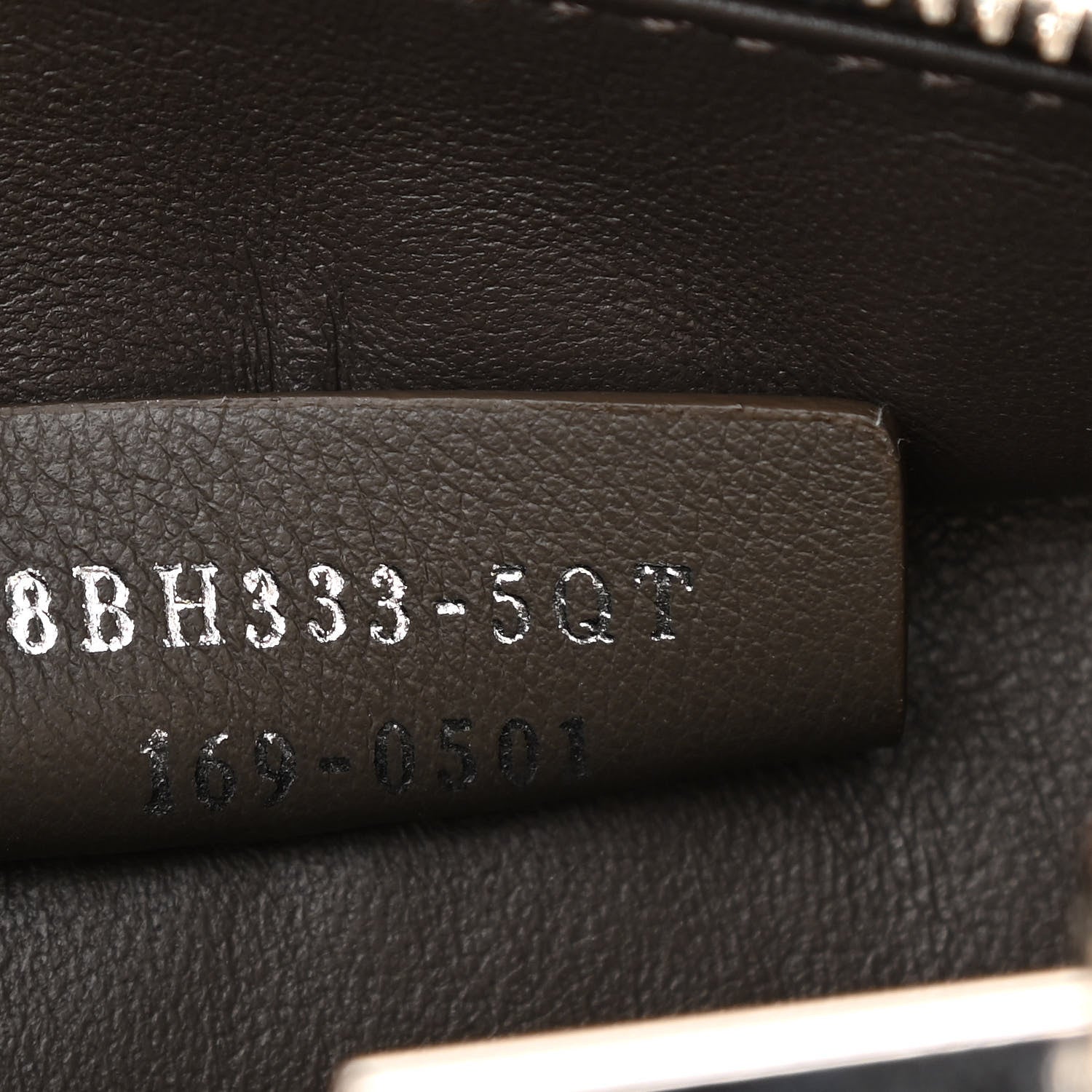 Fendi Vitello Dolce Mini 3jours Tote Carbone 7 of 10