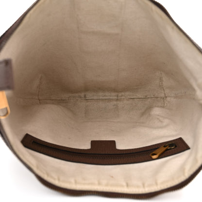 Gucci GG Supreme Monogram Web Small Ophidia Half Moon Hobo Brown 5 of 16