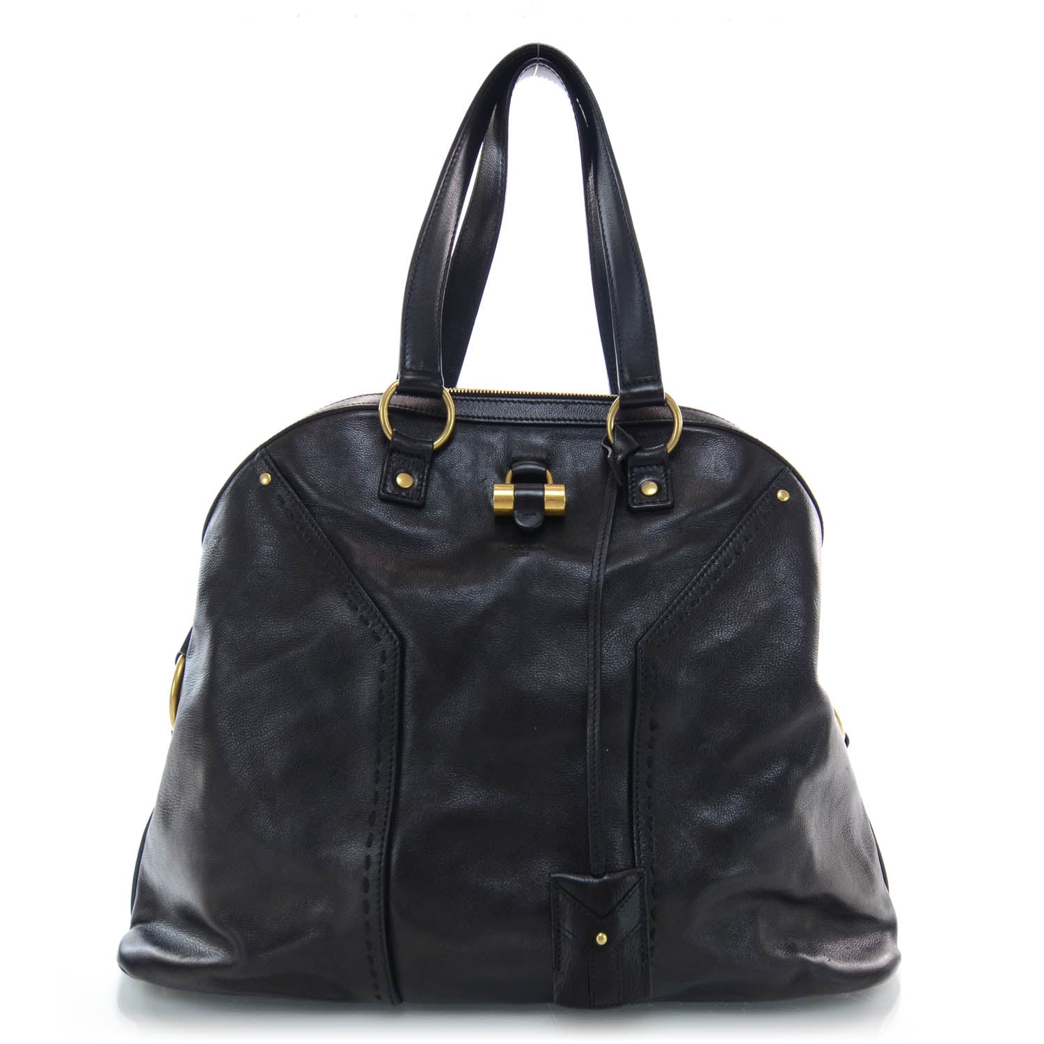 Saint Laurent Leather Oversized Muse Black 1 of 8
