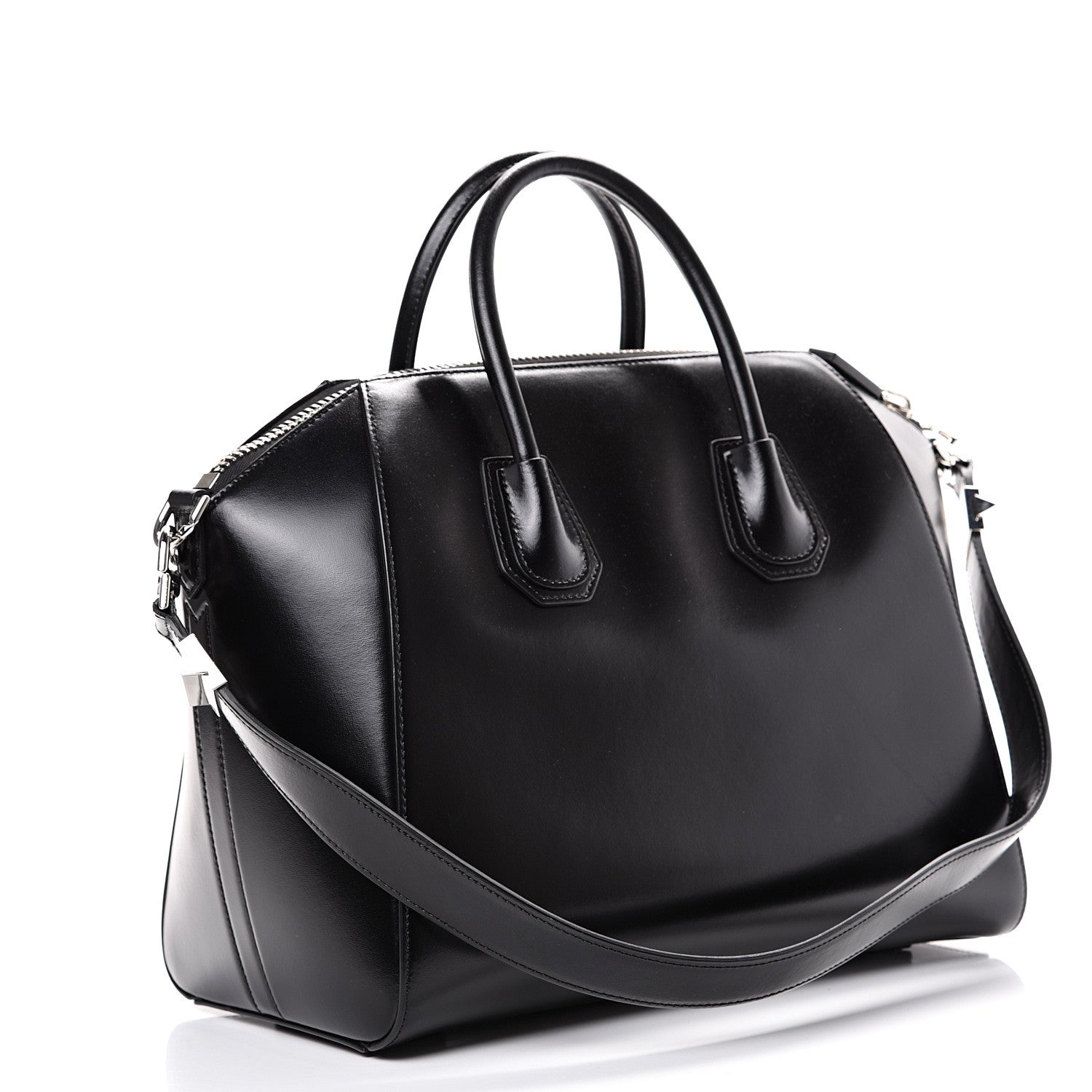 Givenchy Shiny Lord Calfskin Medium Antigona Black 2 of 12