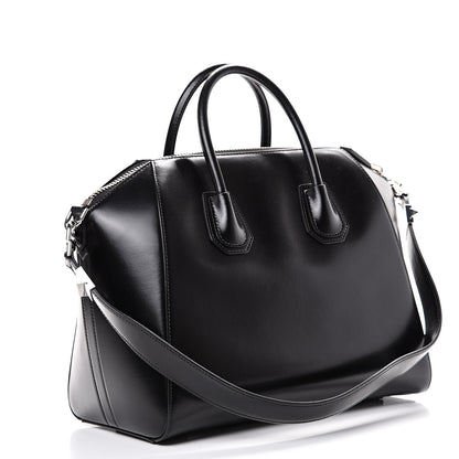 Givenchy Shiny Lord Calfskin Medium Antigona Black 2 of 12