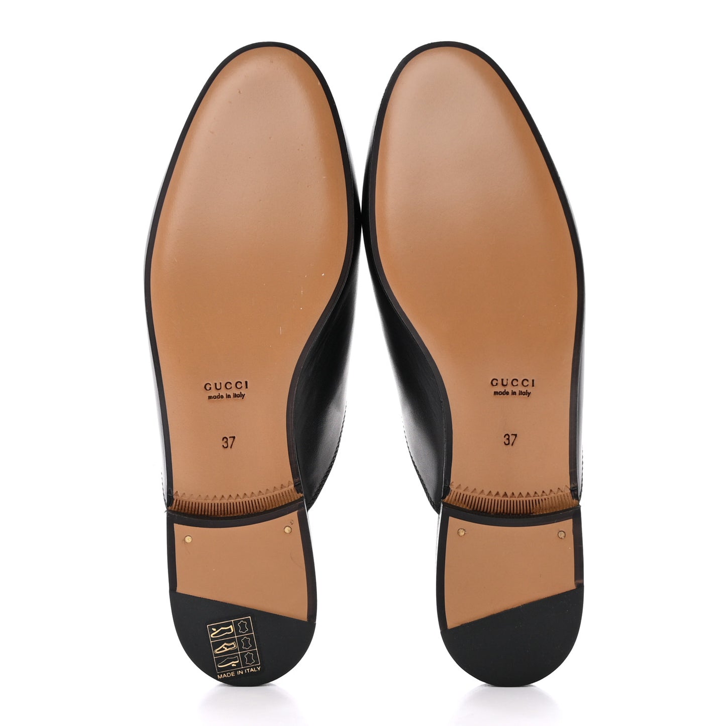 Calfskin Womens Princetown Slippers 37 Black