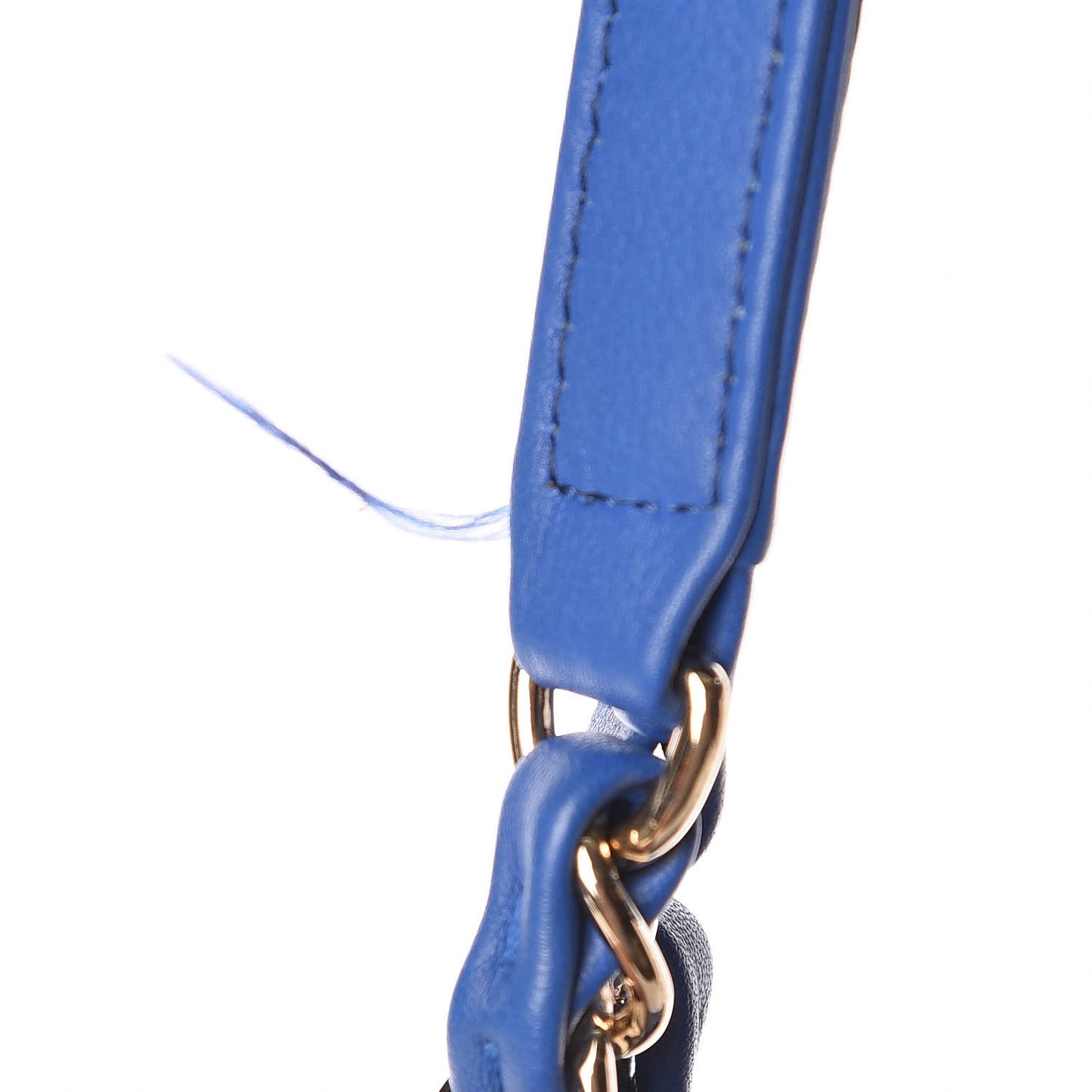 Calfskin Quilted Timeless Tote Blue