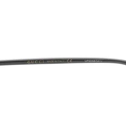 Gucci Metal Rimless Square Sunglasses GG0291S Black Gold 5 of 8