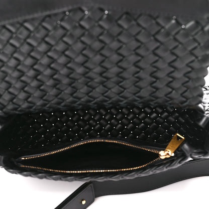 Bottega Veneta Nappa Intrecciato Small Cobble Shoulder Bag Black 6 of 14