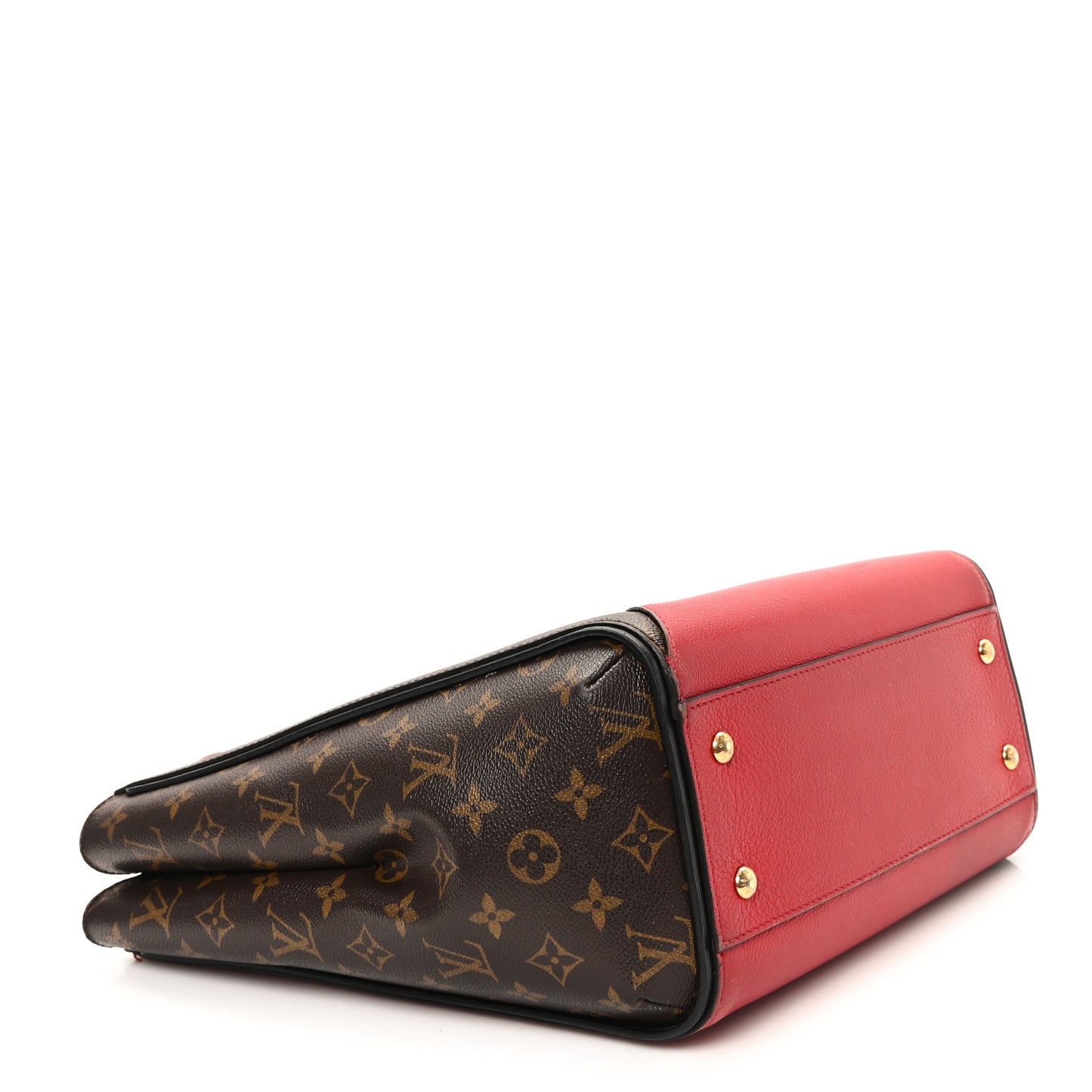 Calfskin Monogram Kimono Tote Cherry