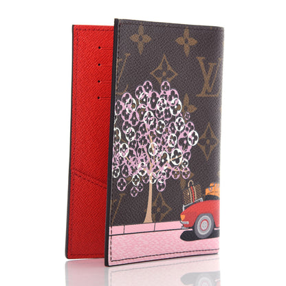 Louis Vuitton Monogram 2019 Christmas Animation Passport Cover Rouge 3 of 7