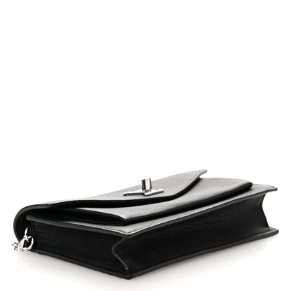 Louis Vuitton Soft Calfskin My Lockme Chain Pochette Black 4 of 10
