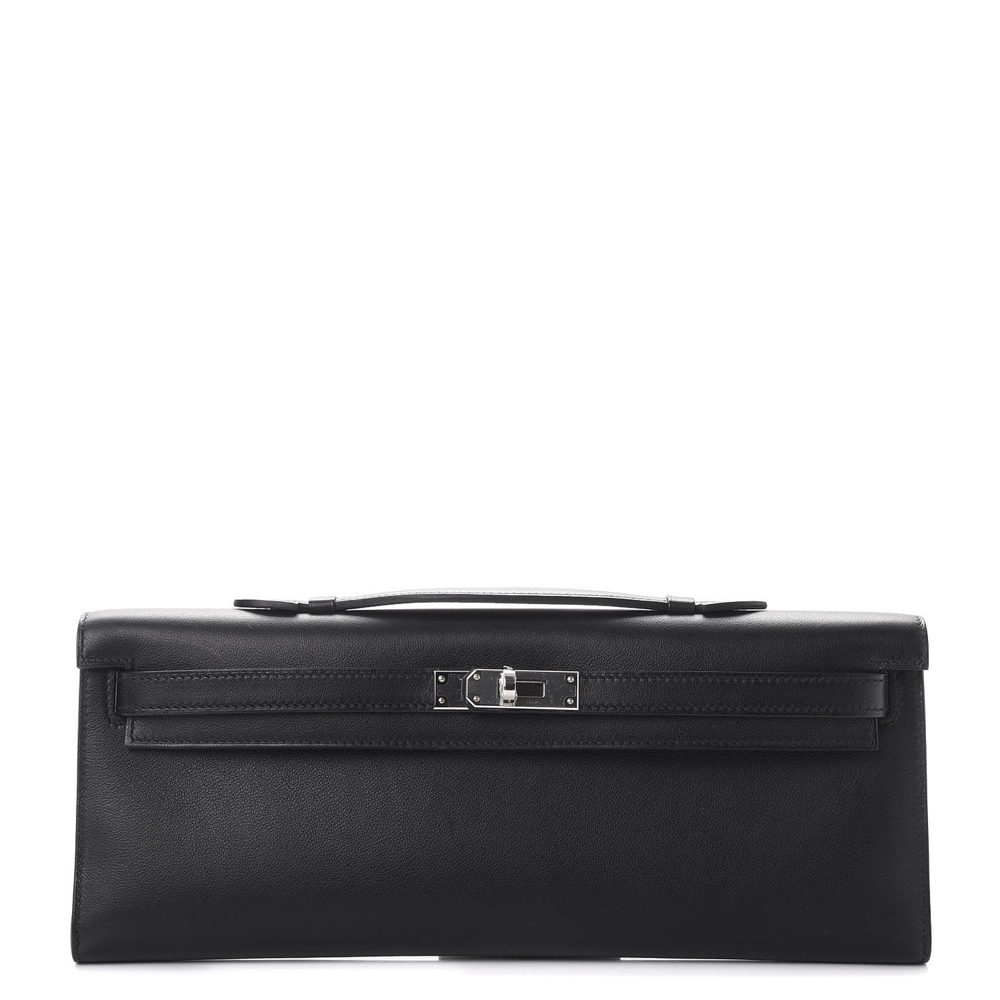 Swift Kelly Cut Clutch Pochette Black