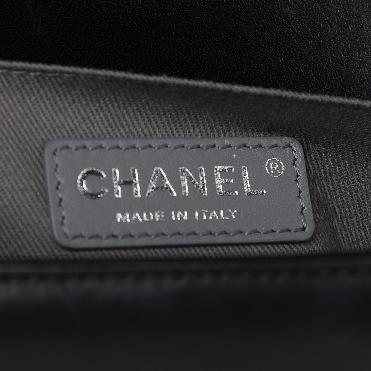 Lambskin Stingray Quilted Medium Boy Flap Black