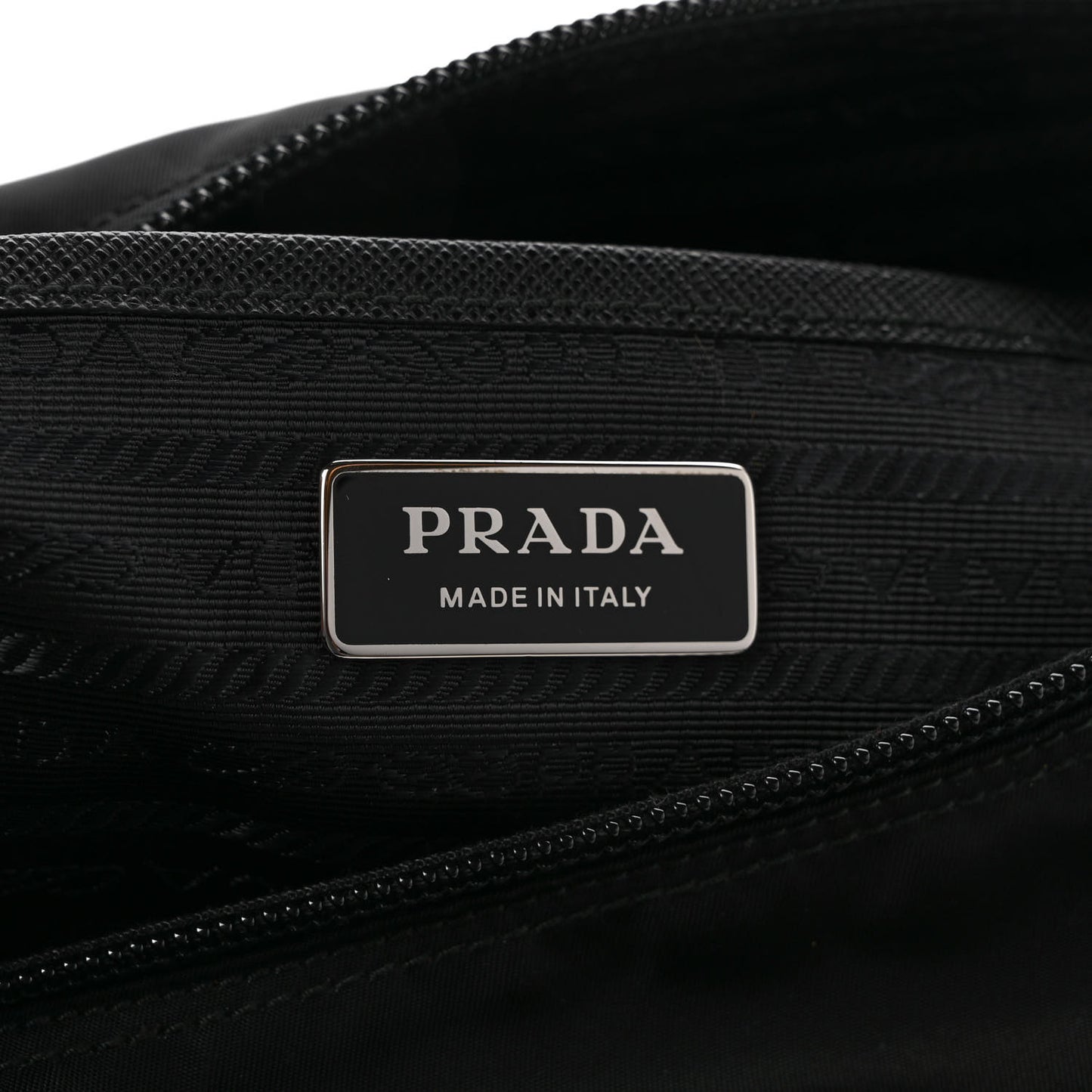 Nylon New Vela Studded Messenger Bag Black