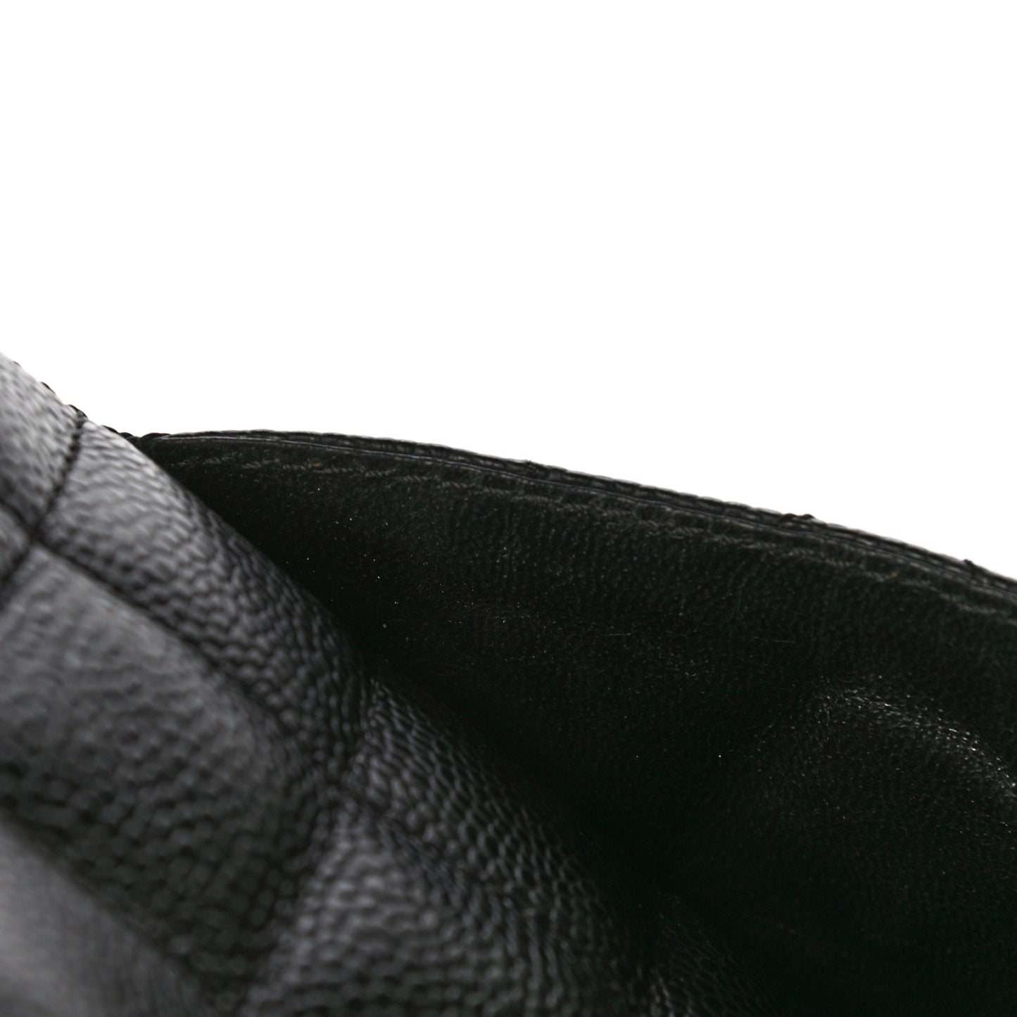 Caviar Quilted Petit Shopping Tote PST Black