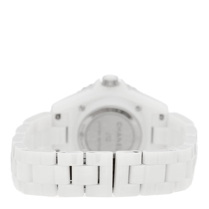 Chanel Stainless Steel Ceramic 33mm J12 Wanted de Chanel Limited Edition Automatic Watch White 3 of 4