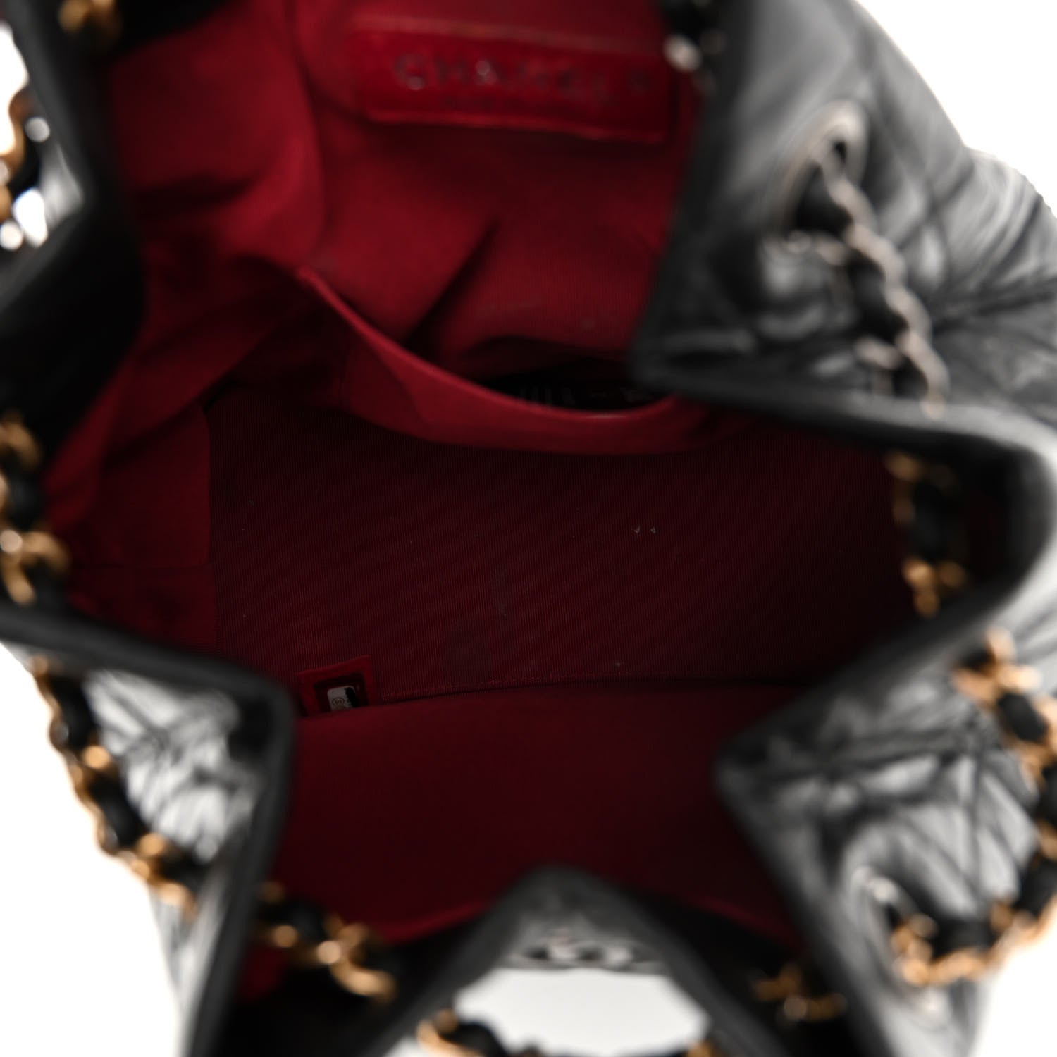 Chanel Aged Calfskin Quilted Small Gabrielle Backpack Black 5 of 10