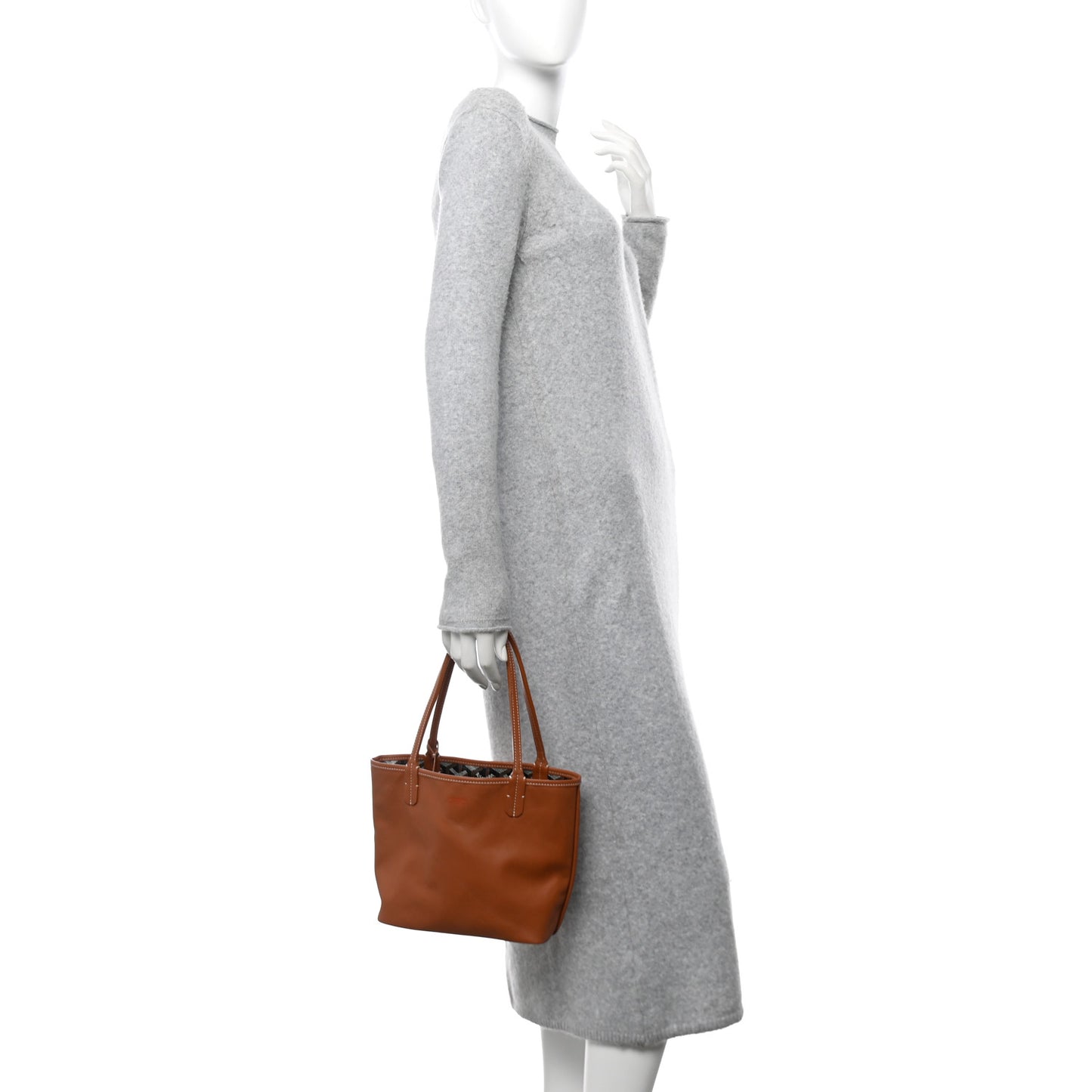 Goyardine Reversible Mini Anjou Black Gold