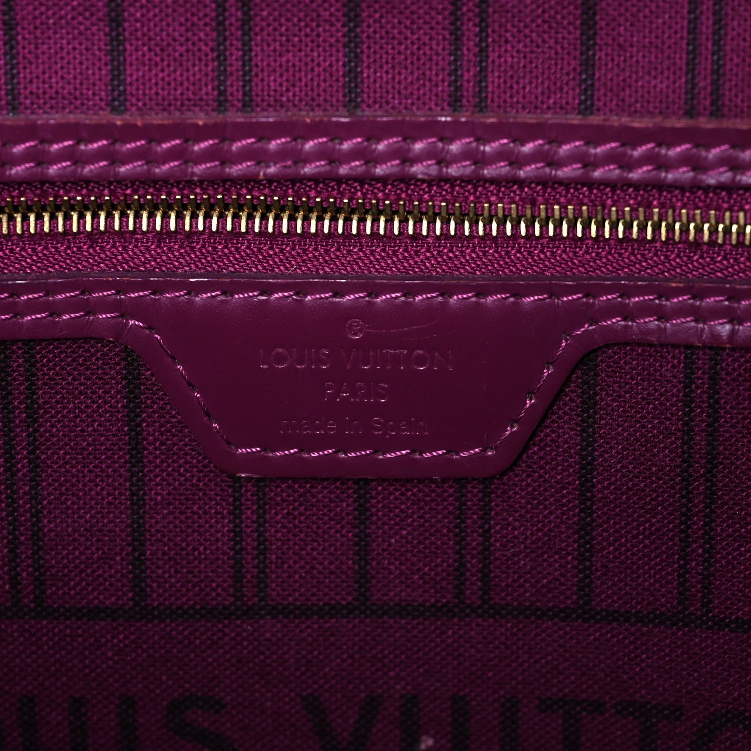 Louis Vuitton Monogram Totem Neverfull MM Magenta 7 of 15