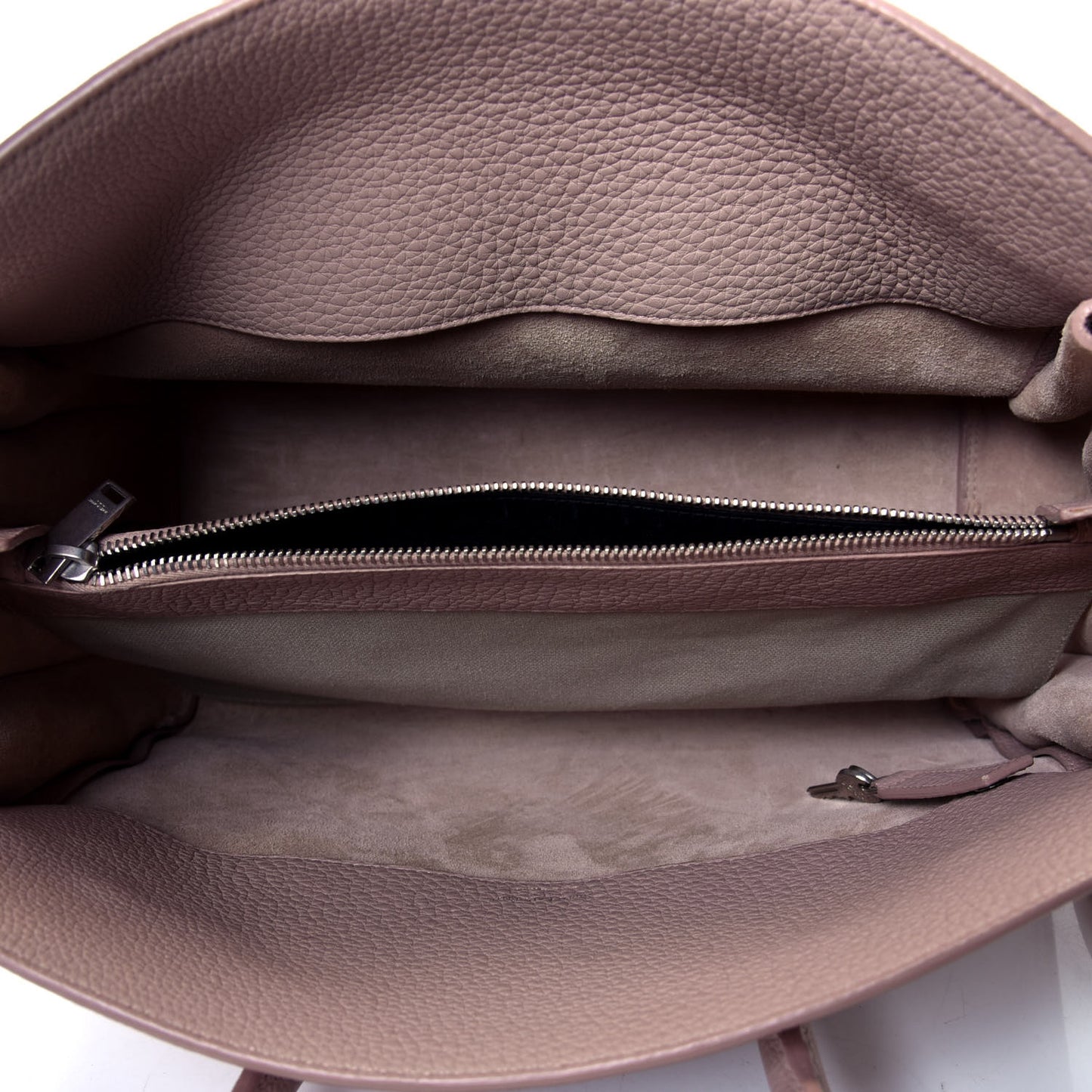 Grained Calfskin Small Supple Sac De Jour Nude