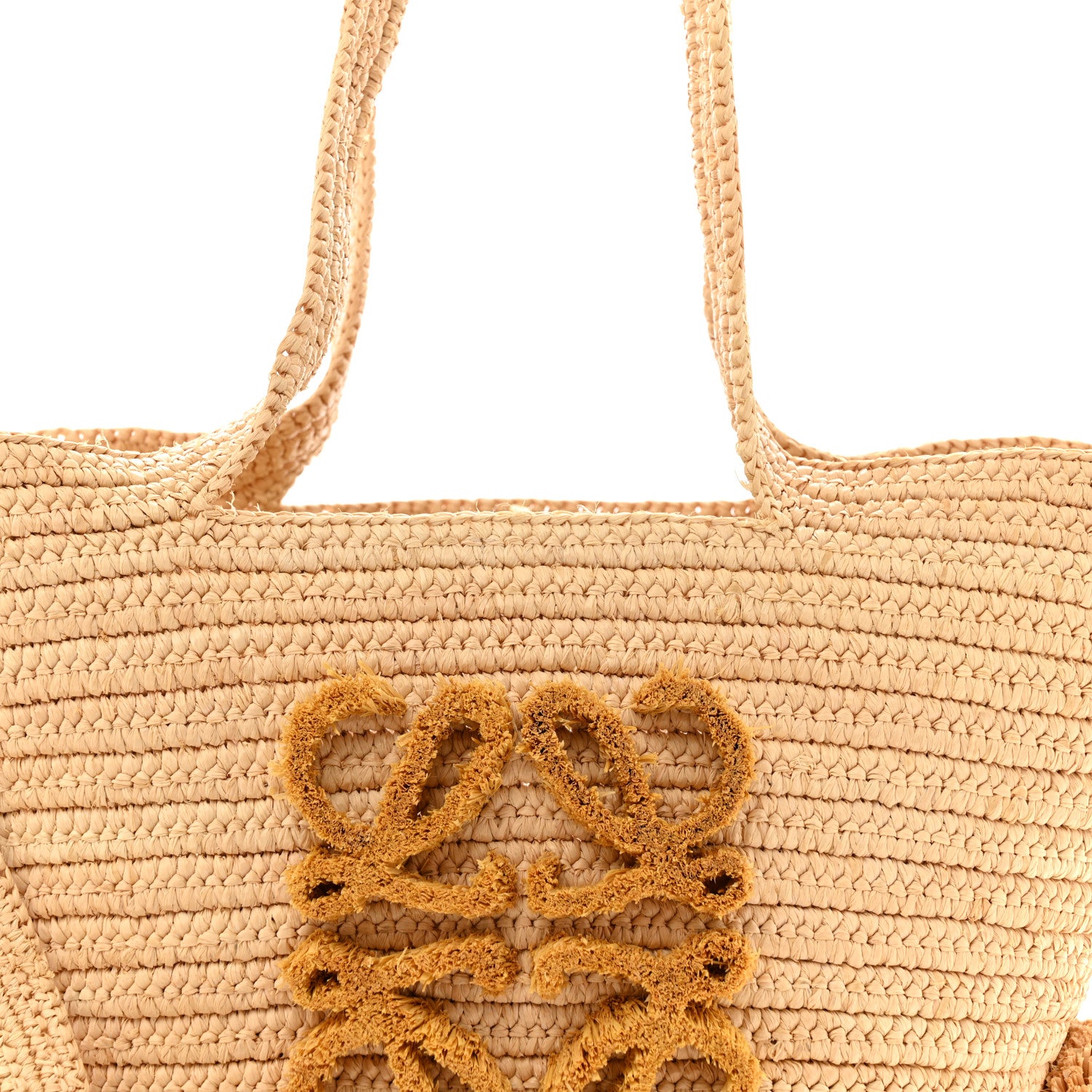 Loewe Raffia Small Bunny Basket Tote Bag Natural 8 of 11