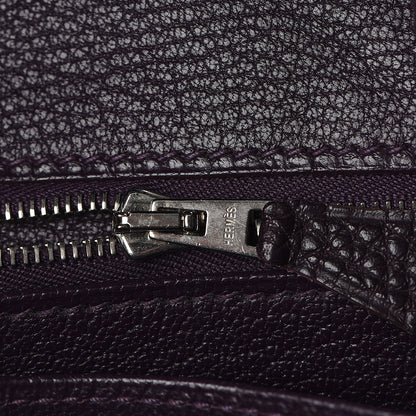 Hermes Togo Birkin 30 Raisin 23 of 31