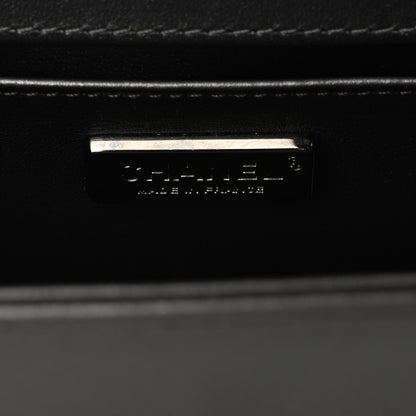 Chanel Snakeskin Medium Boy Flap Silver 6 of 12