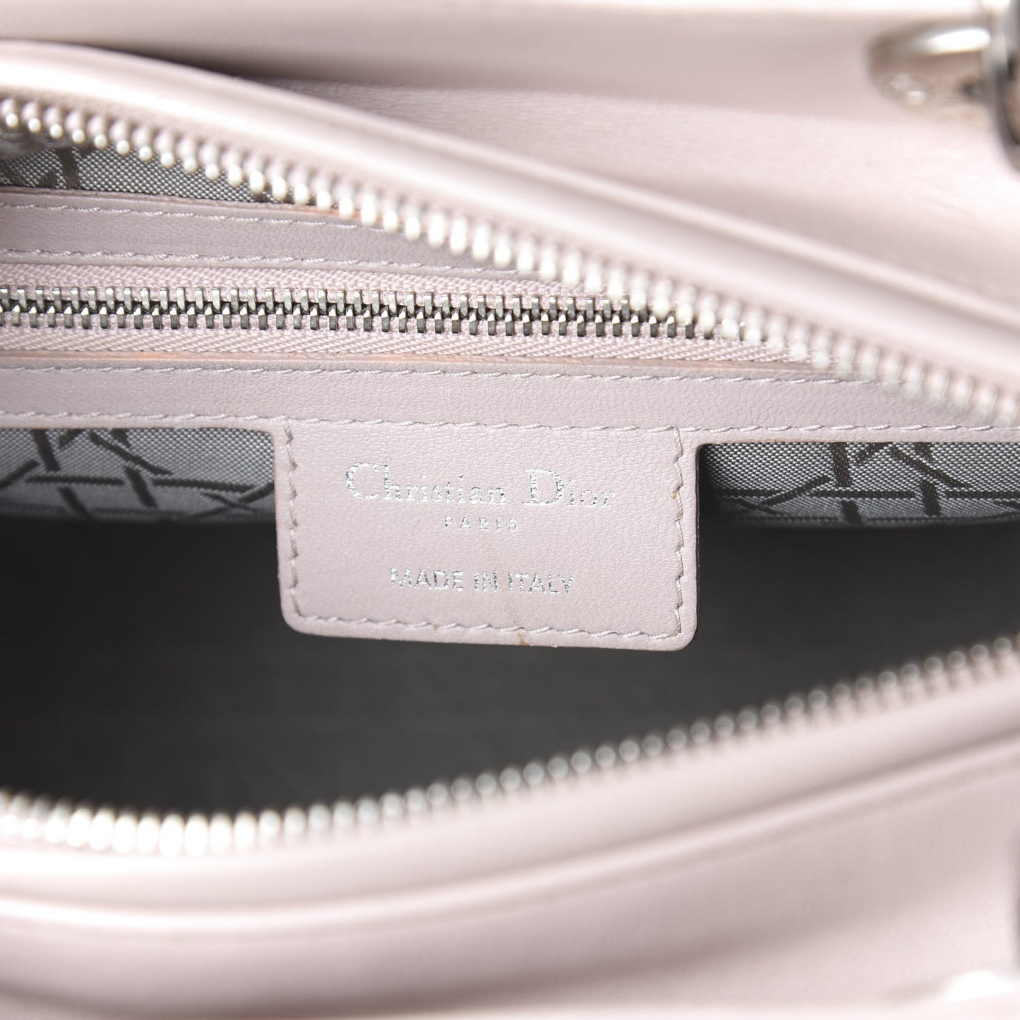 Lambskin Cannage Medium Lady Dior Light Pink