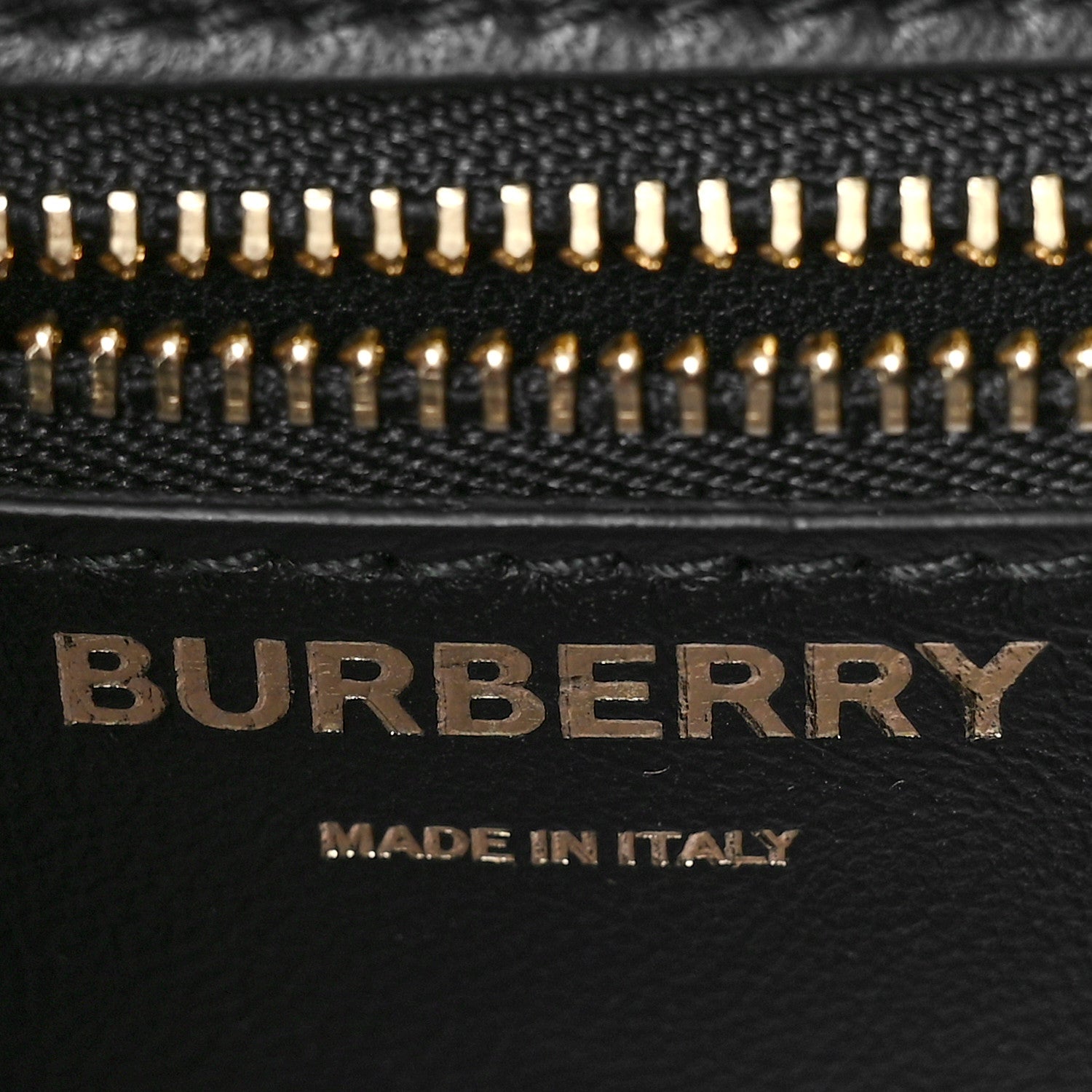 Burberry E-Canvas Monogram Stripe Small TB Bag Bridle Brown 6 of 10