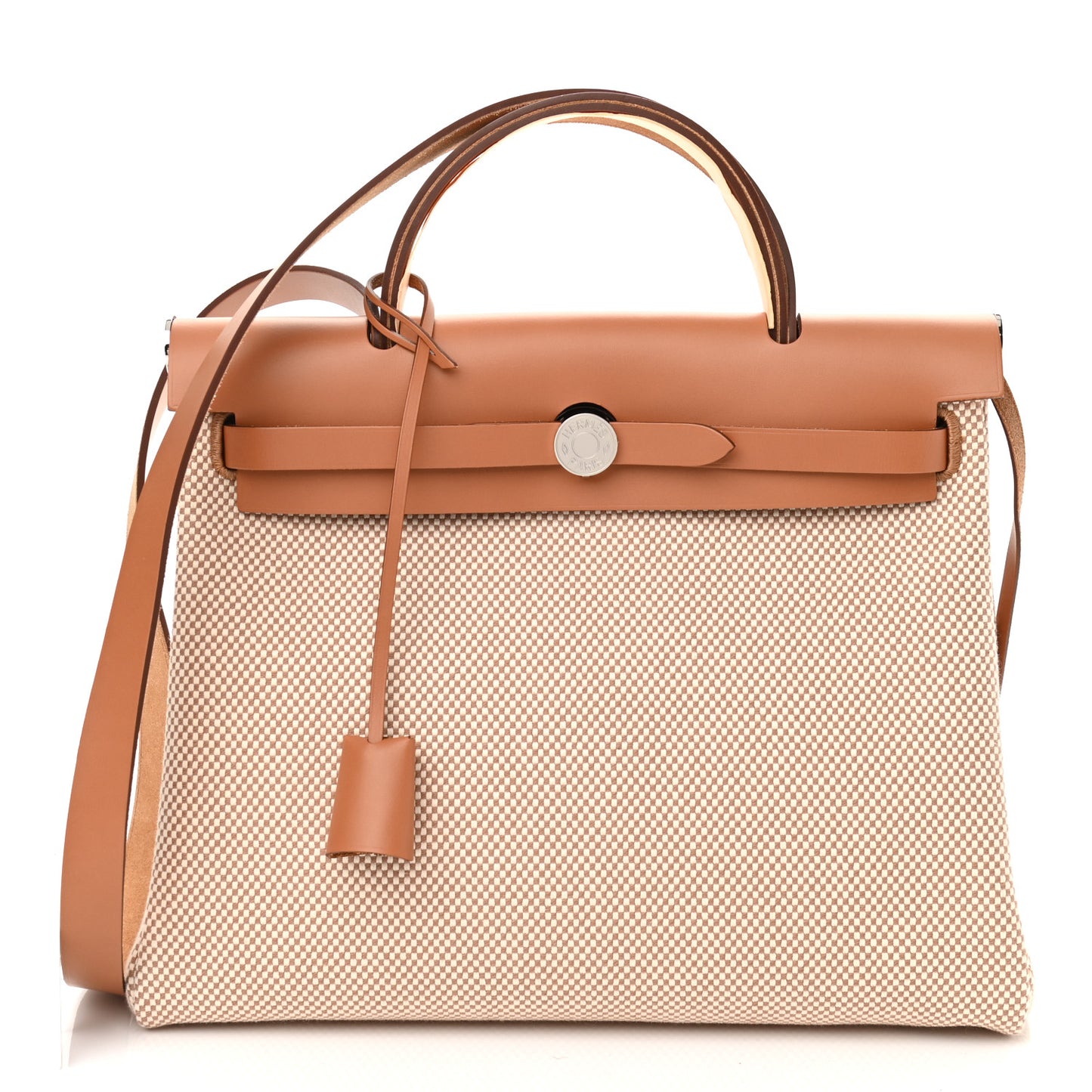 Vache Hunter Criss Viking Herbag Zip Retourne 31 PM Ecru Beige Naturel