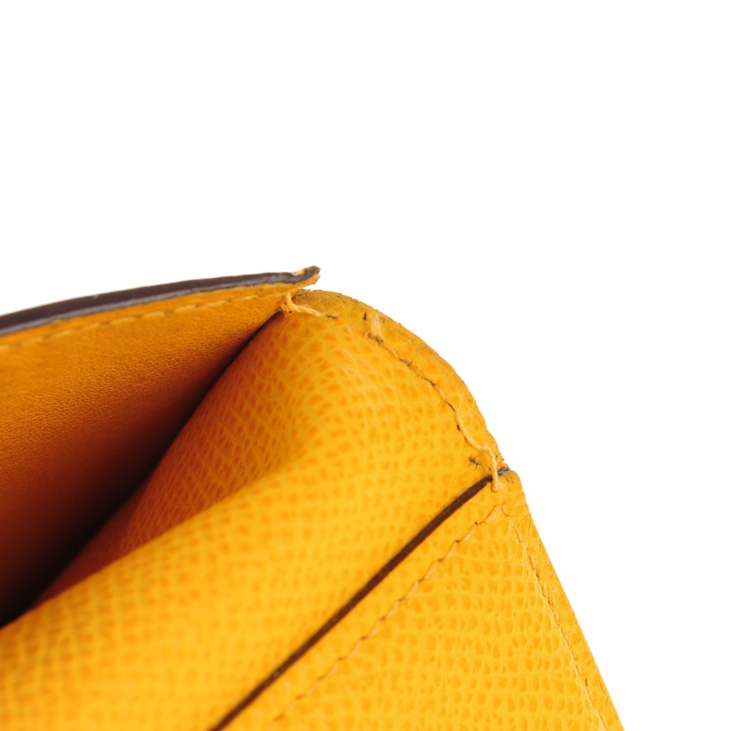Hermes Epsom Bearn Gusset Wallet Jaune 12 of 14