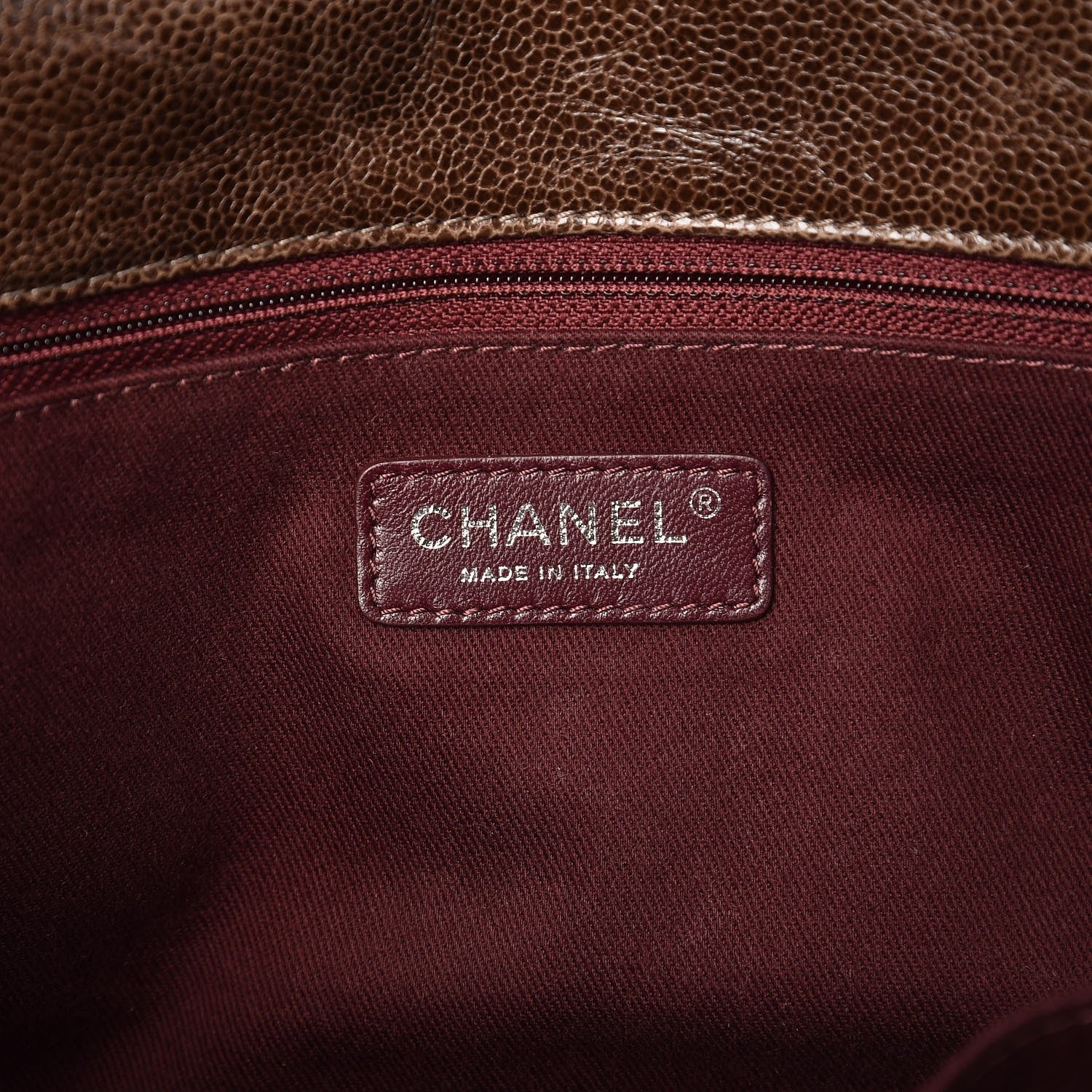 Chanel Crumpled Grained Calfskin Jumbo CC Crave Flap Beige 6 of 7
