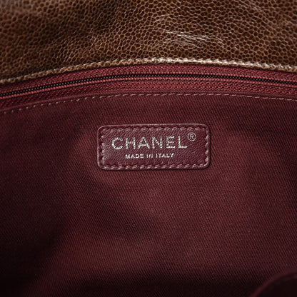 Chanel Crumpled Grained Calfskin Jumbo CC Crave Flap Beige 6 of 7
