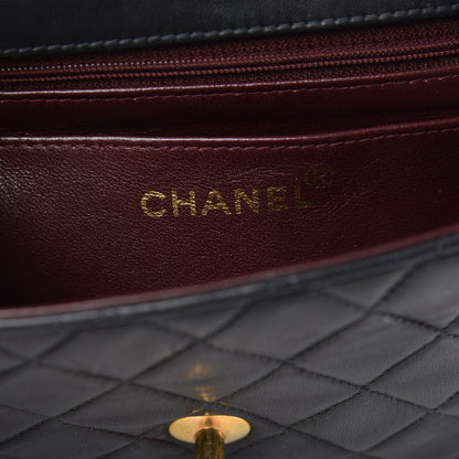 Chanel Lambskin Quilted Mini Square Flap Black 6 of 10
