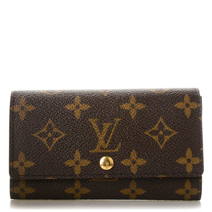 Louis Vuitton Monogram Porte-Monnaie Tresor Wallet 1 of 6