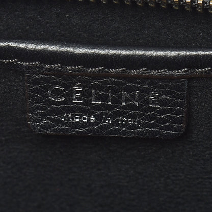 Celine Drummed Calfskin Nano Luggage Black 9 of 12