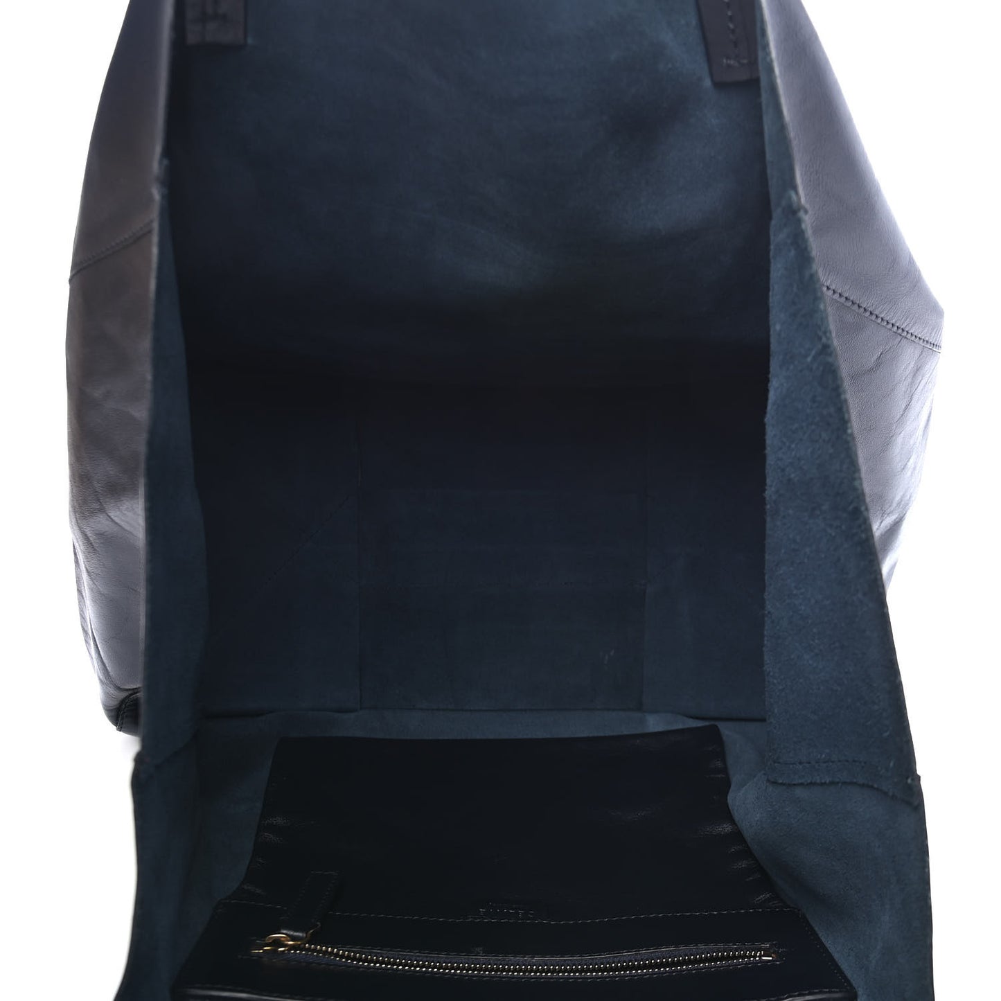 Lambskin Horizontal Cabas Dark Navy