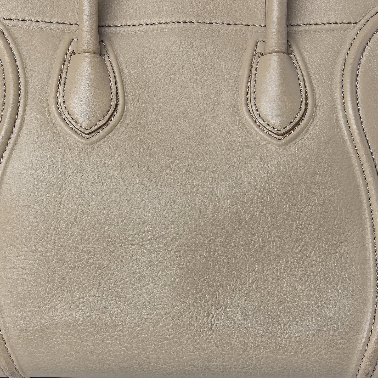 Supple Calfskin Medium Phantom Luggage Beige