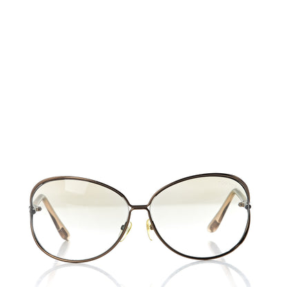 Tom Ford Carla Soft Square Sunglasses TF157 Dark Brown 2 of 10